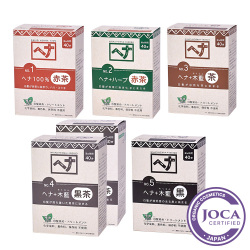 ヘナ　ナイアード（赤茶 100g、茶 100g、黒茶 100g/400g、黒 100g）