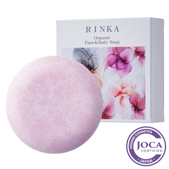 ≪メール便対応≫RINKA オーガニック フェイス＆ボディソープ 90g RINKA