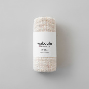 ガラ紡の和紡布（健康タオル）30×95ｃｍ　益久染織研究所