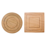 3ピース鍋敷き まる、しかく