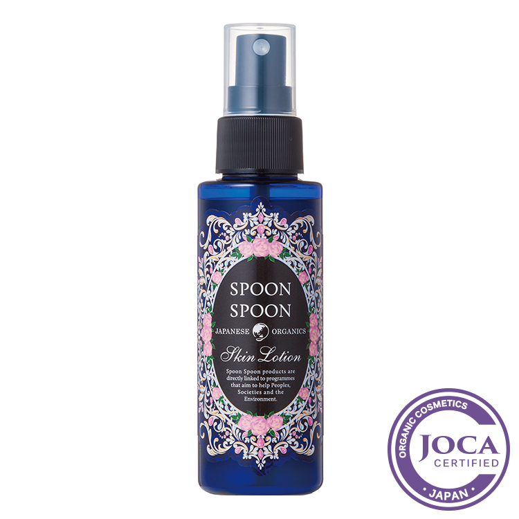 国産オーガニックハーブ&ローズ　浸透化粧水　（本体　100ml、つめかえ用　100ml）　スプーン・スプーン