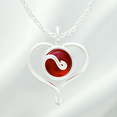 オープンハート 赤