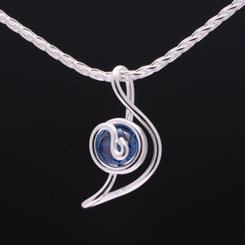 MOON ジルコニア水色