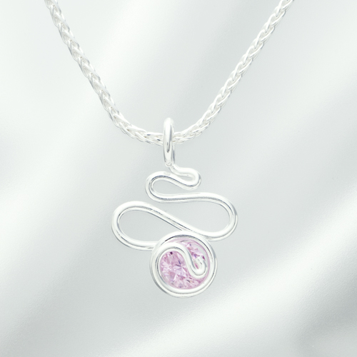 ジルコニアミニミニビッグウェーブ ピンク