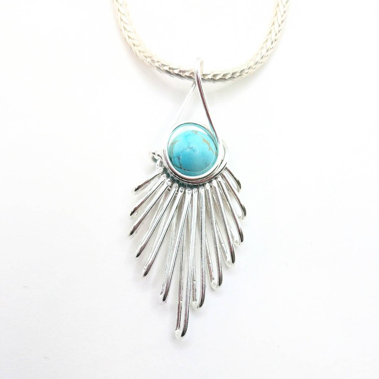 SP フェニックスフェザー ターコイズ8mm