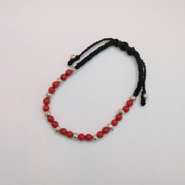 シルバー コーラル ブレスレット　WBL0926BK