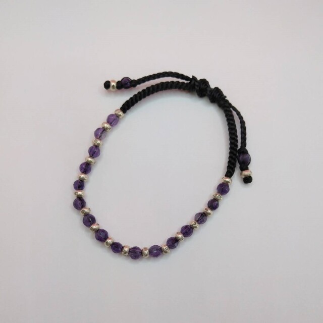 シルバー アメジスト ブレスレット　WBL0930BK