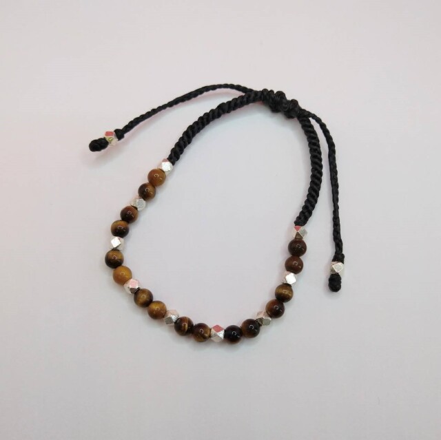 シルバー タイガーアイ ブレスレット　WBL0931BK