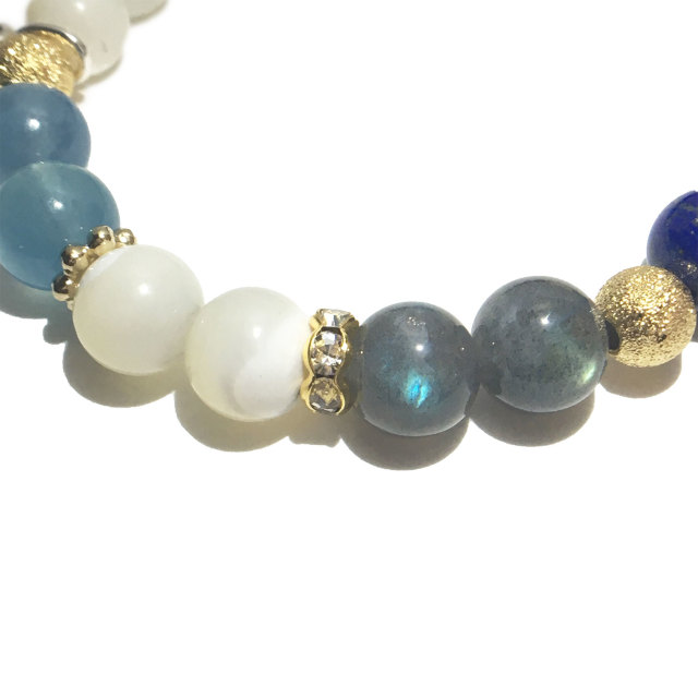パワーストーン ブレスレット 天然石 ブルー13 アイランドスピリット