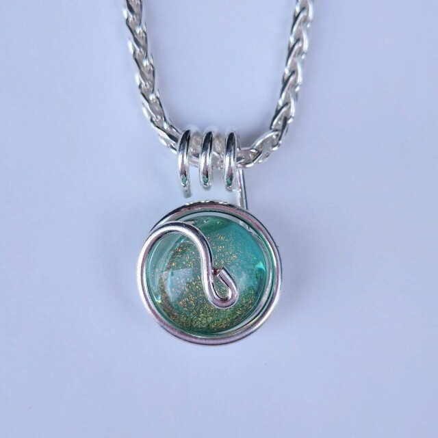 ミニチューブ　ダイクロ　シーオブラブ(シーグリーン)