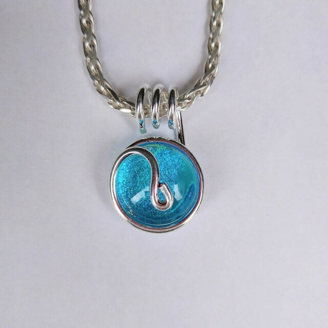 ミニチューブ　ダイクロ　スカイブルー