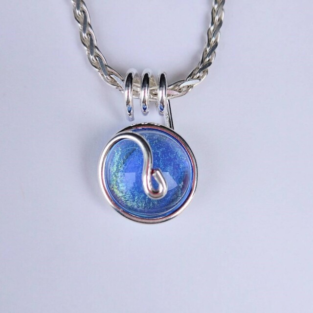 ミニチューブ　ダイクロ　ペールブルー