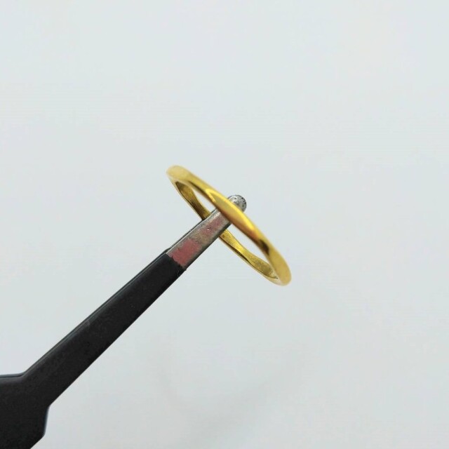 よしよし　ハンドメイド　真鍮　飾り　輪っか　リング　4種類　21個 真鍮 生地 メタル リング パーツ No.4 約20x5.5mm 1個 j4