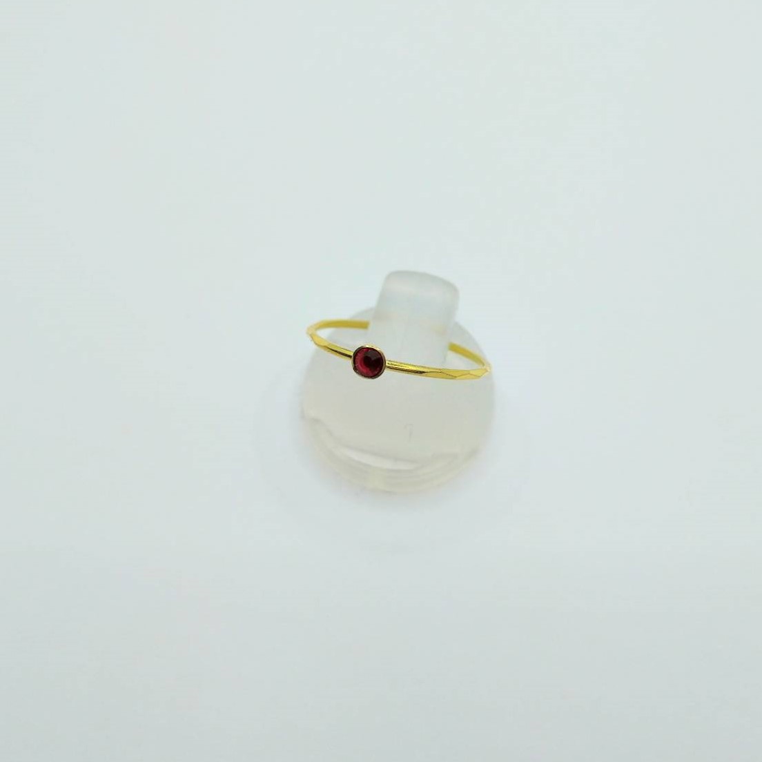 真鍮リング　No.13　レッド