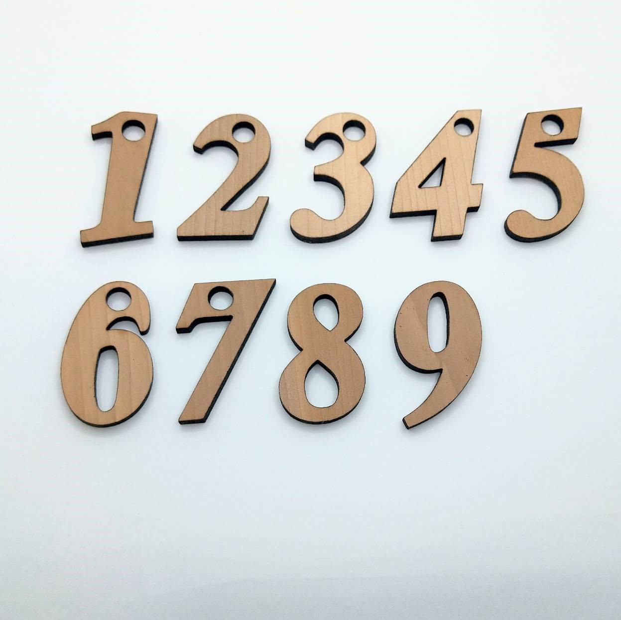 ウッドナンバー ナチュラル 大