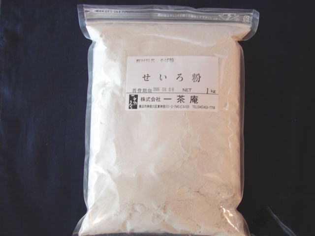 北海道産石臼挽きのそば粉　一茶庵せいろ粉　1ｋｇパック