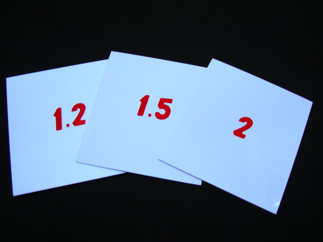 そば厚さ確認用プレート