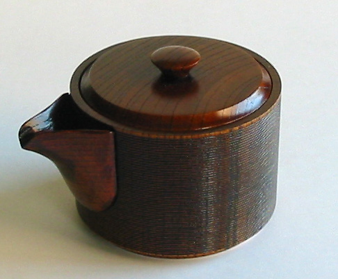 切立急須 欅   木製 漆塗り（製造中止）