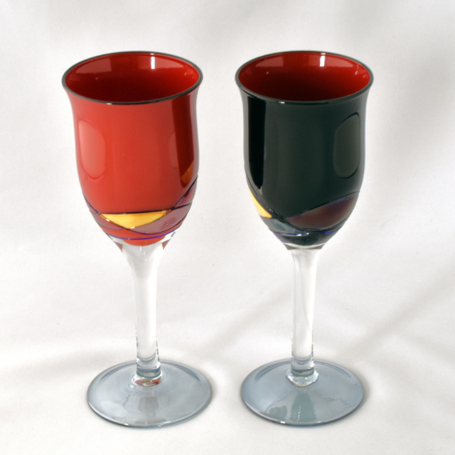 漆器とグラスのセット(骨董品) 楽天市場】祝い酒セット 004銚子 三つ