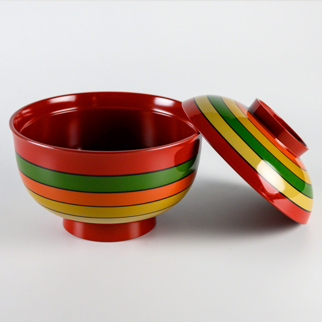 雑煮椀 独楽模様