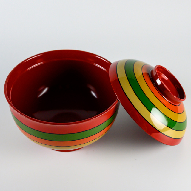 雑煮椀 独楽模様