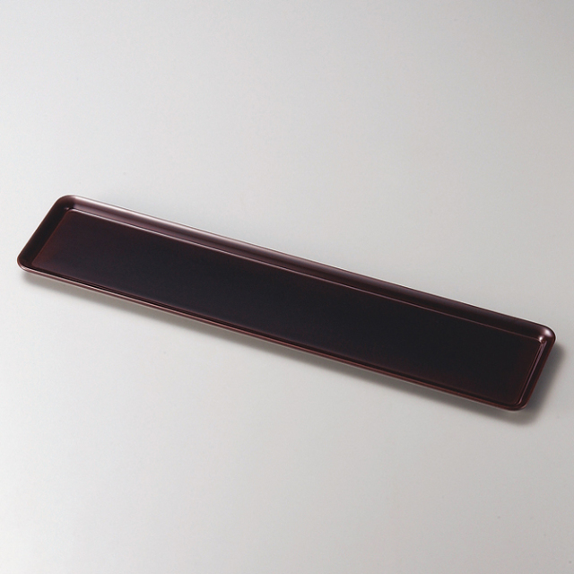 漆塗り tray センタートレー 16.0 雪斎型 古代朱/溜 木製 漆塗り 12-10105