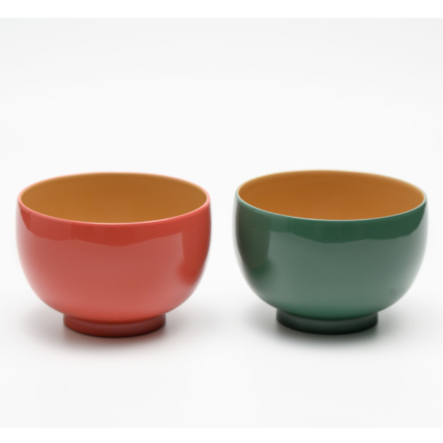 【骨董品】漆器　お椀　汁椀　20個セット　松と鶴の模様　グリーン 骨董品】漆器 お椀 汁椀 20個セット 松と鶴の模様 グリーン