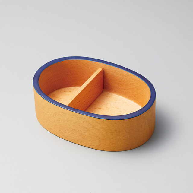 ランチBOX 仕切り付き standard/爽 弁当箱 木製 漆器の井助