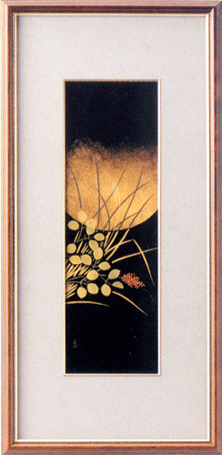 パネル 萩  木製 漆塗り アート インテリア（製造中止）