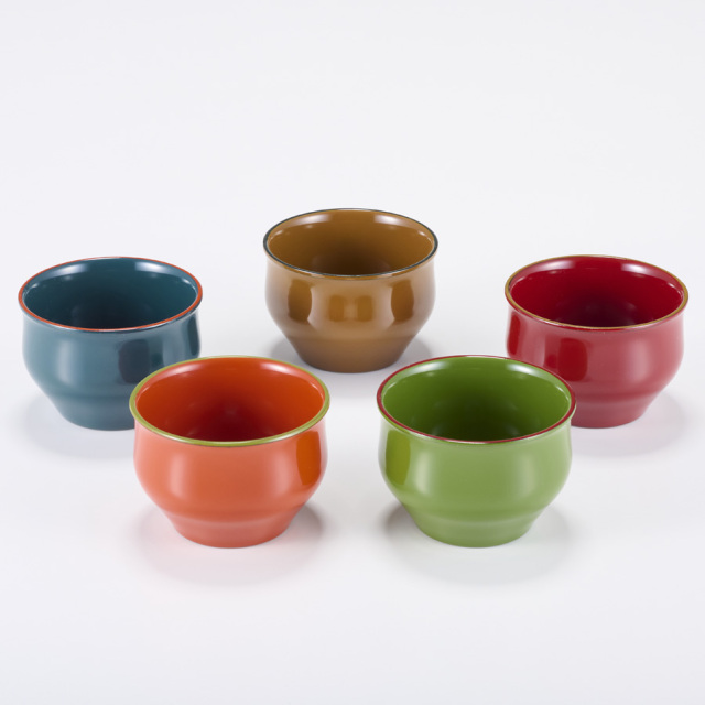 IRO-IRO 酒カップ 漆塗り（盃/酒杯/ぐい呑み） 漆器の井助