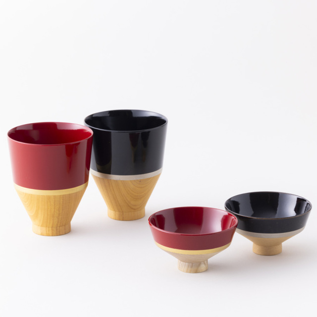 KOROMO 盃 | 木製のぐい呑み 漆塗り isukeブランド 漆器の井助