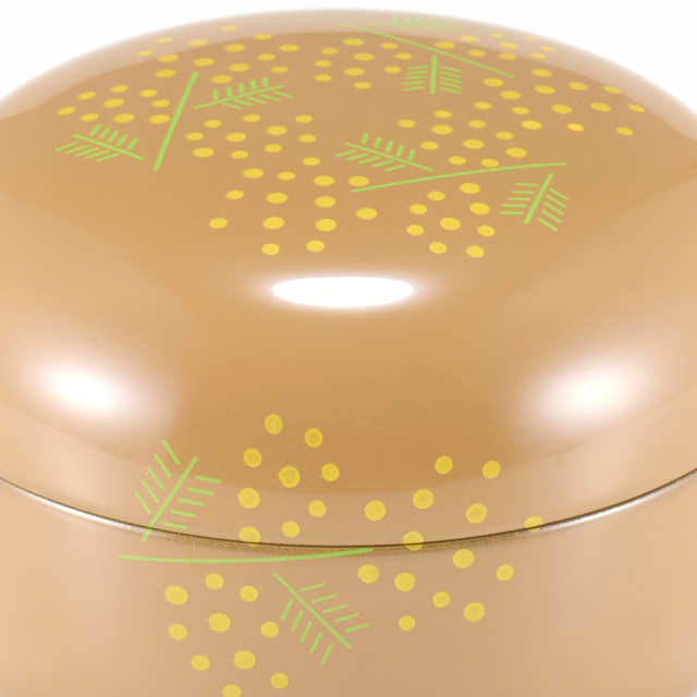 MIMOSA ボンボニエール 小 黒/白 漆塗り 漆器の井助