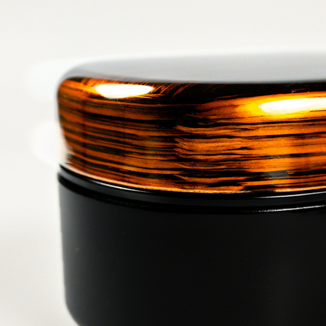 二段弁当箱 小判 白檀 ランチボックス 漆器の井助