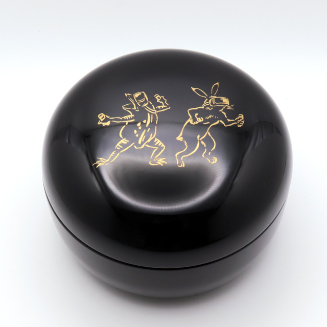 ボンボニエールモダン鳥獣戯画 | ボンボン入れ お菓子入れ 漆器