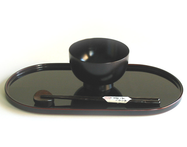 コーヒー盆 尺二 木製 漆塗り トレー（製造中止） 漆器の井助