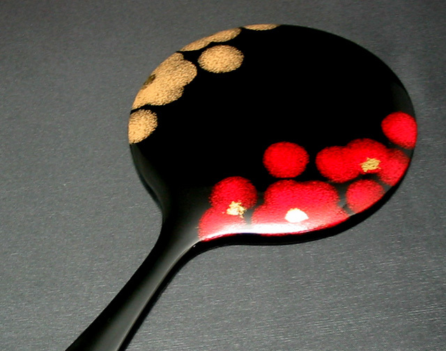 手鏡 紅白華 漆塗りハンドミラー【製造中止】 漆器の井助