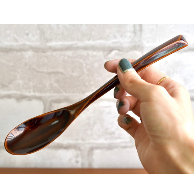 絆スプーン 大 木地呂うるし 木製 漆塗り カトラリー【製造中止】 漆器