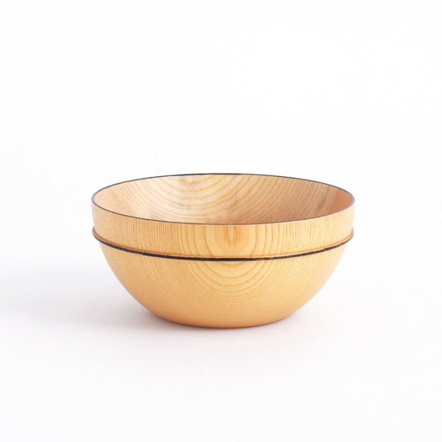 MOKUボウル　B　黒ライン　木製