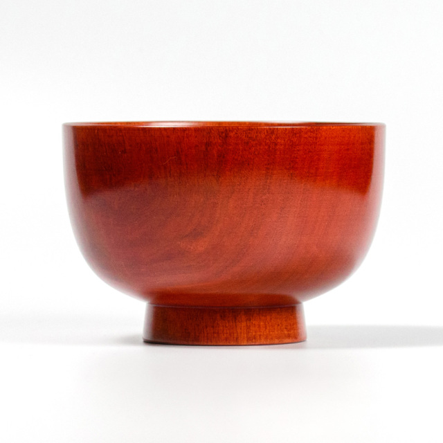 京椀 桜 4.0 木製 漆塗り 木のお椀・味噌汁椀 漆器の井助