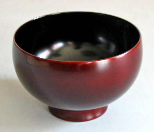 ひな椀 桜   木製 漆塗り 木のお椀・味噌汁椀（製造中止）