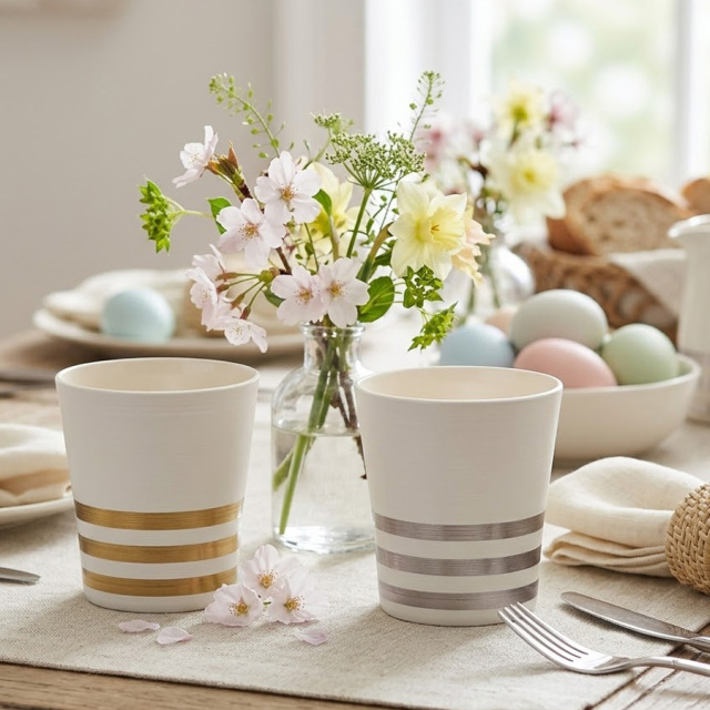 フリーカップハケ目