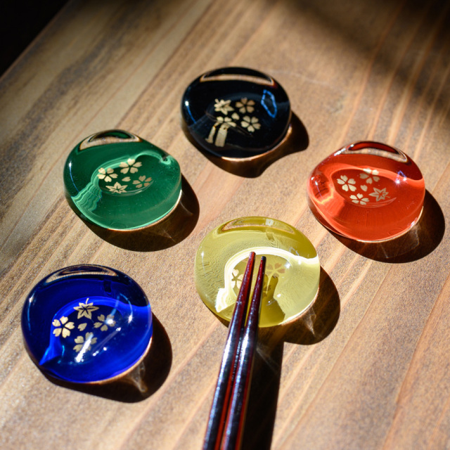 箸置き ぎやまん 春秋