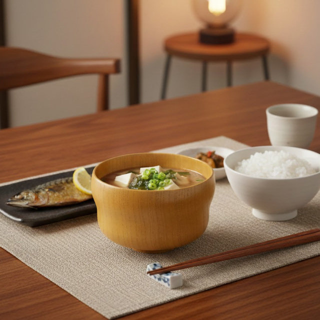 うるし椀 きょうのな | 木製の汁椀 漆塗り isukeブランド 漆器の井助