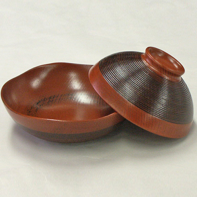 すき焼き椀 五山 木製 漆塗り 漆器の井助