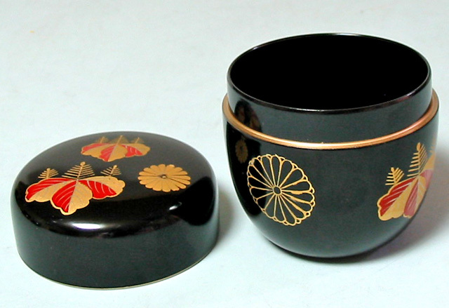 中棗 黒高台寺 漆塗り お茶道具（製造中止） 漆器の井助