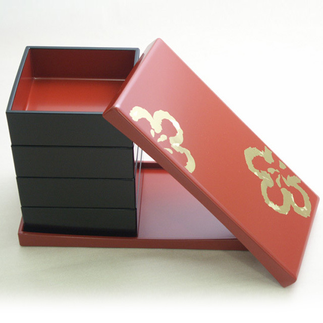 うたげ花見重 金梅 【まとめ買い割引】 重箱 松花堂弁当箱 FD31-5/6
