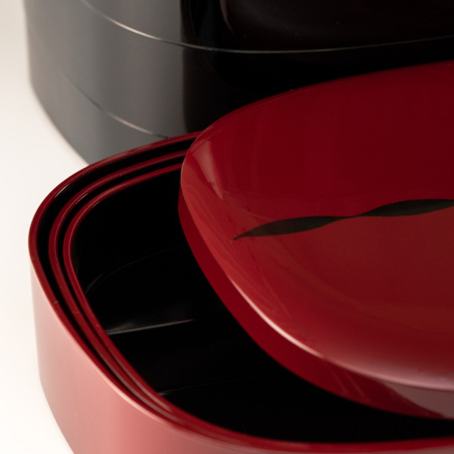 入れ子三段重 小判こより