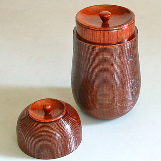 酒器 千筋ケヤキひさご型酒器 木製 漆塗 山中漆器 作家物 酒器 千筋ケヤキひさご型酒器 木製 漆塗 山中漆器 作家物