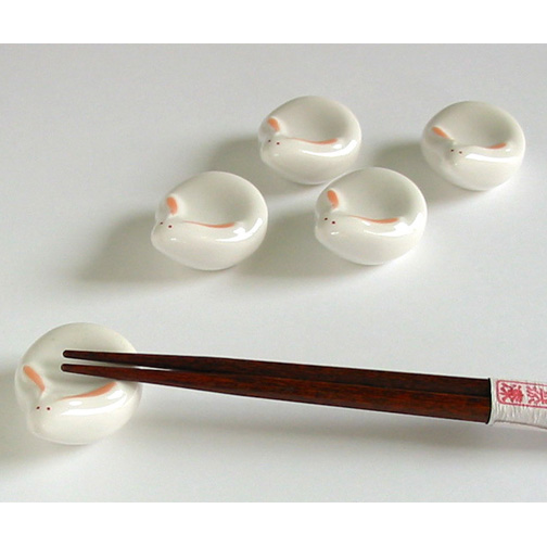 箸置き 羽根日の出 5個セット【製造中止】 漆器の井助