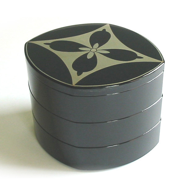 三段重箱 つぼみ七宝  （製造中止）